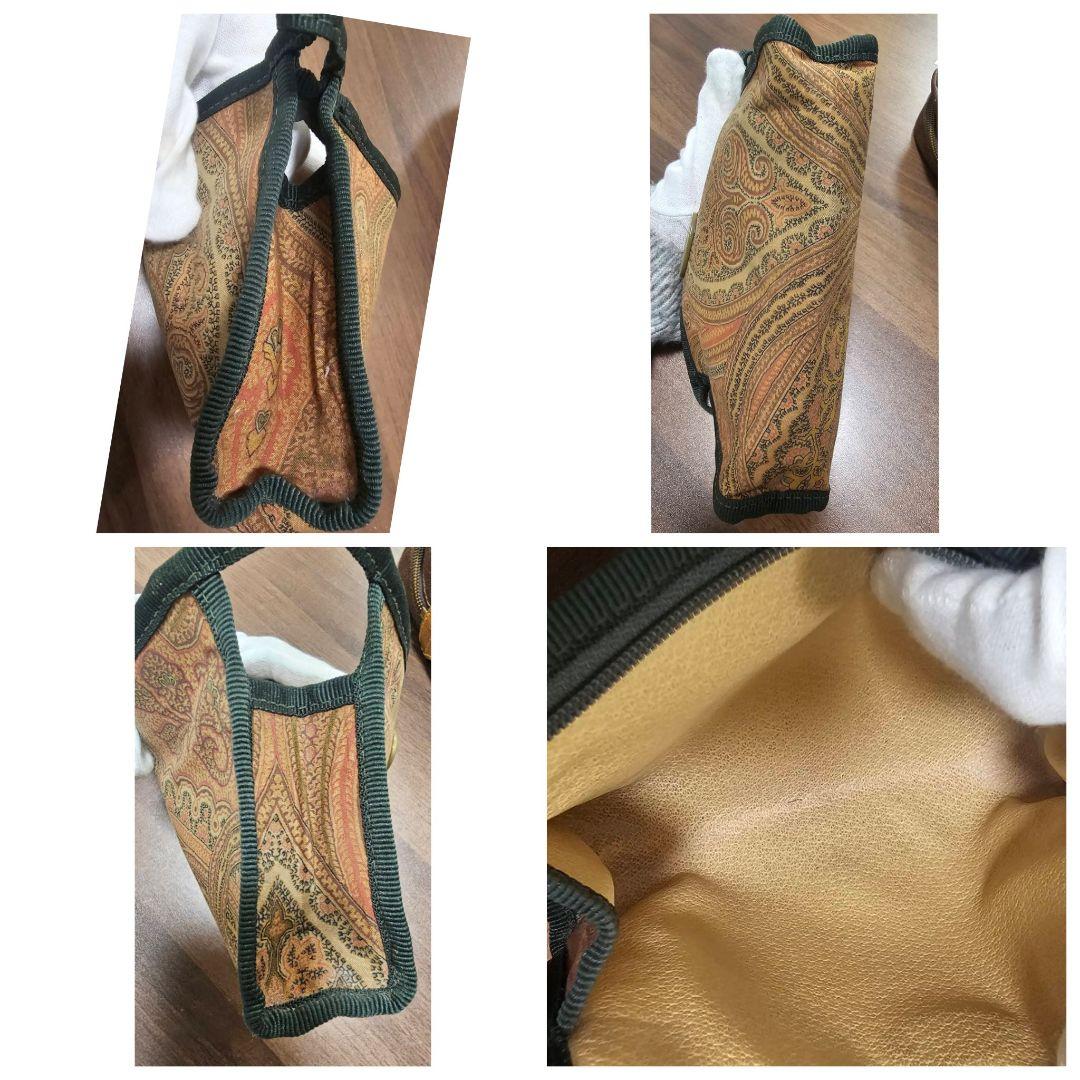 m*t様 ETRO　エトロ　ボストンバッグ　ポーチ　2WAY　ペイズリー柄　ブラ