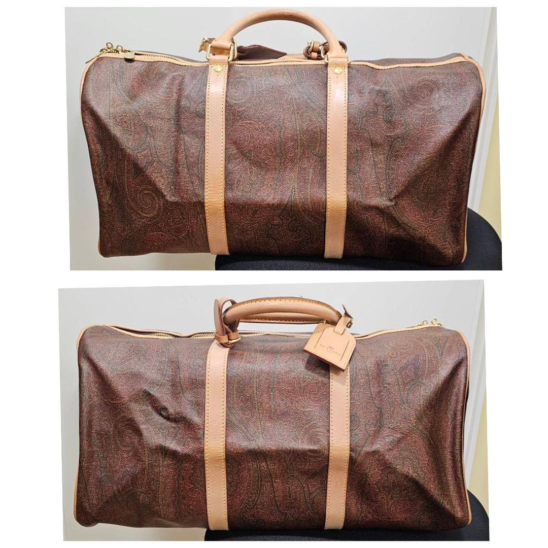 m*t様 ETRO　エトロ　ボストンバッグ　ポーチ　2WAY　ペイズリー柄　ブラ