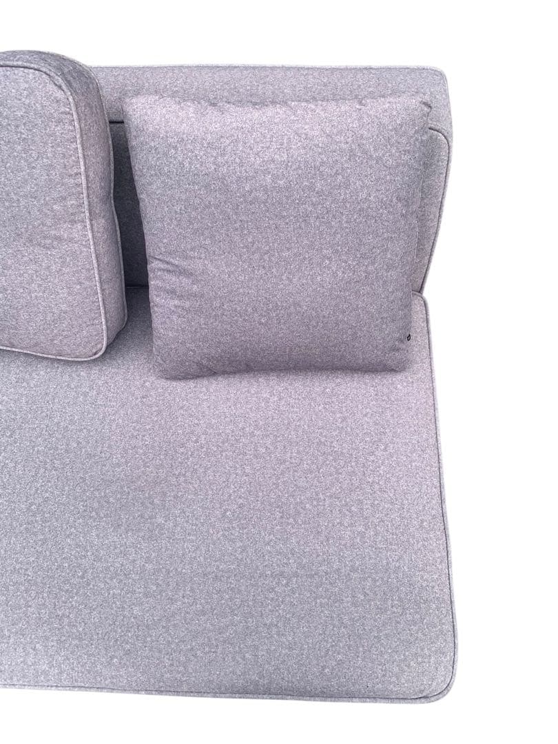 うんこちゃん家具ファブリックカウチ ソファ オットマン付き 美品 大阪配送