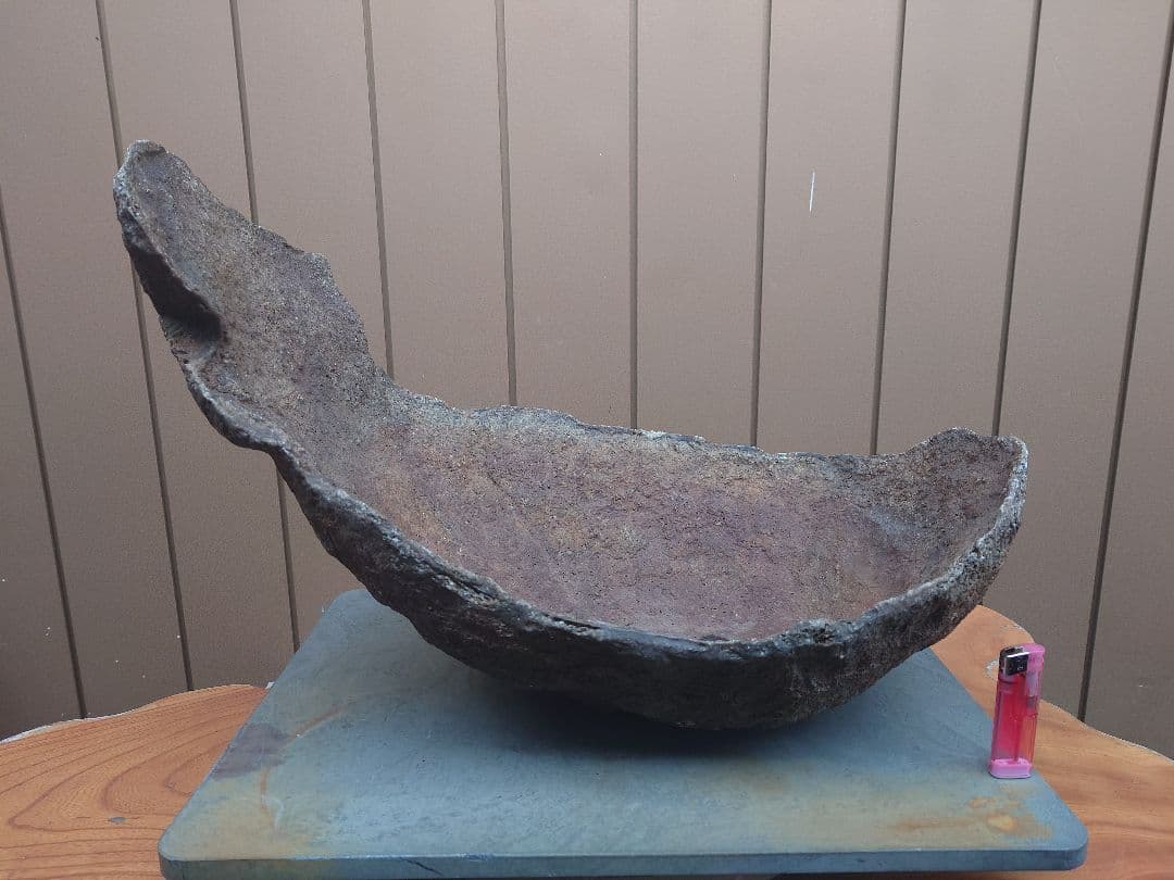 盆栽　鉢　鞍馬石？　幅53cm