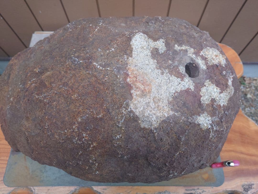 盆栽　鉢　鞍馬石？　幅53cm