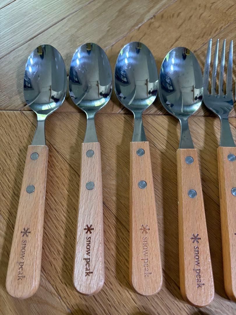 スノーピーク カトラリー18本セット　ウッドパーティ　廃盤品　 peak