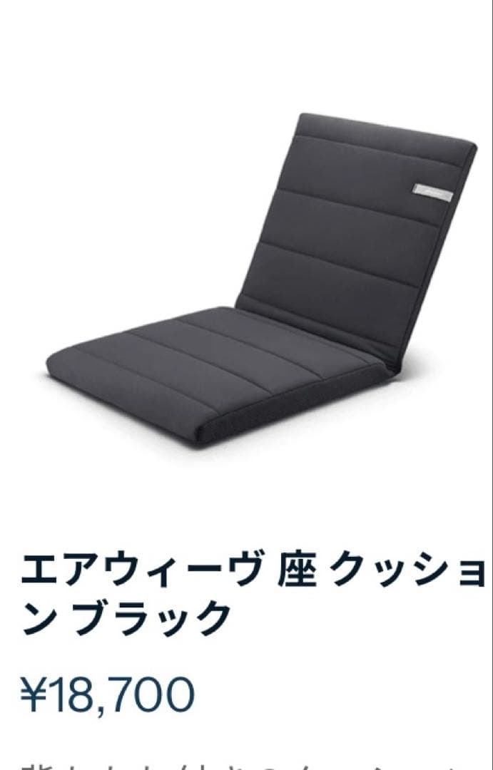 airweave エアウィーブ　クッション　渡辺直美　うにょVIP 特典　ロゴ