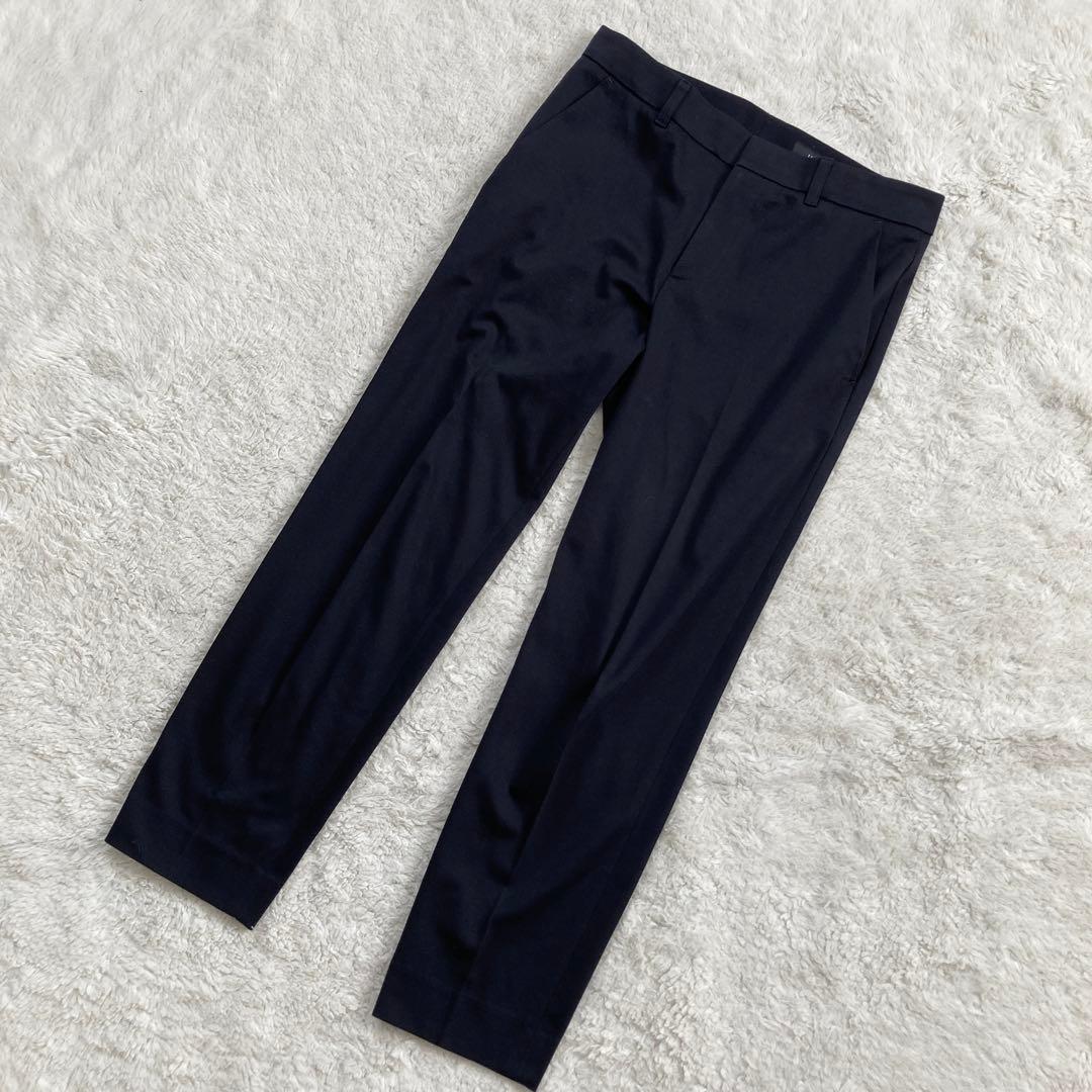 極美品✨アンタイトル　スーツ　セットアップ　洗濯可能　ストレッチ　紺色　S〜M位