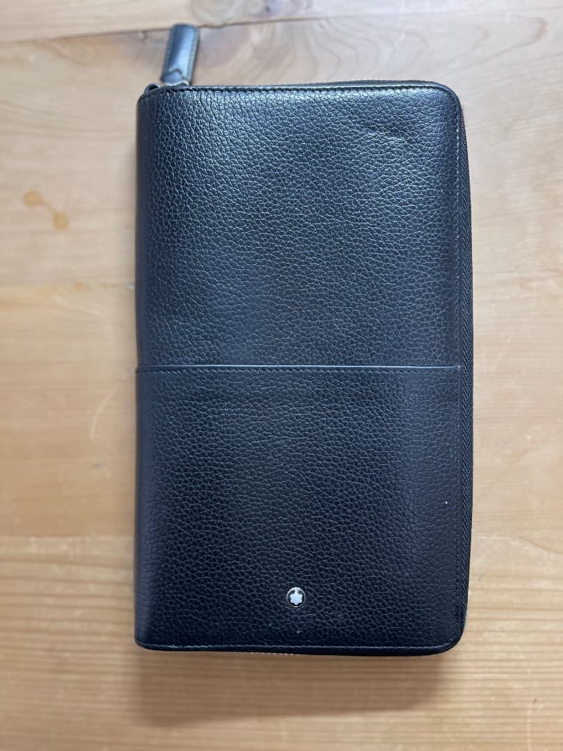 モンブラン トラベルウォレット 本革 銀座店購入 正規品 MONTBLANC