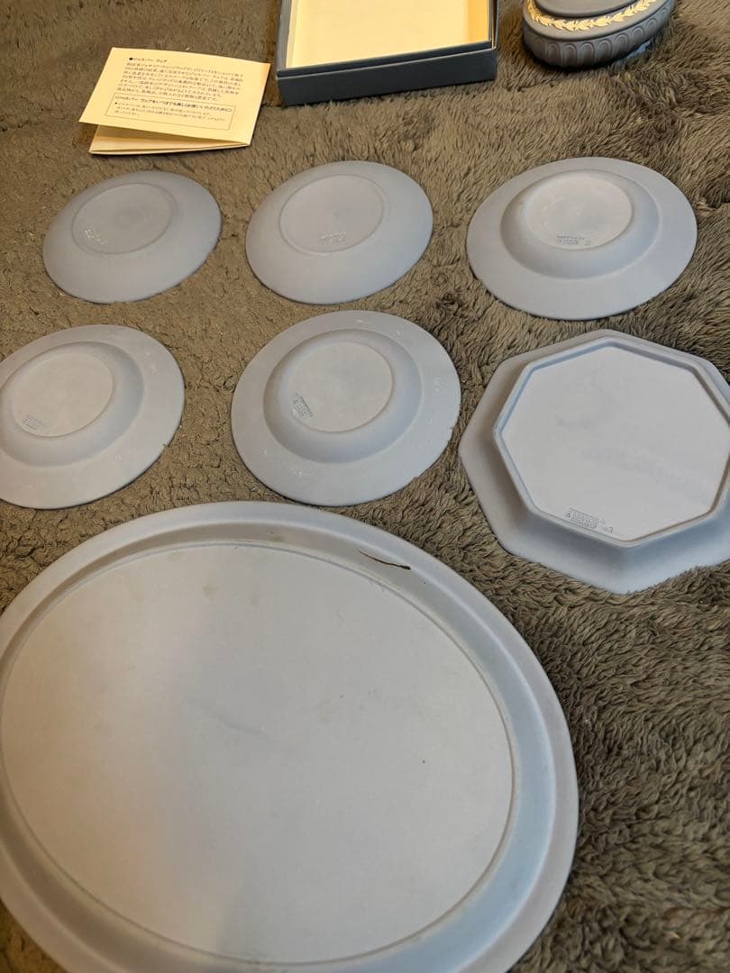  ブルー皿 8点セット