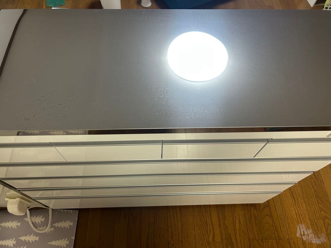 ステンレス天板のキッチンカウンター　120cm ハイタイプ