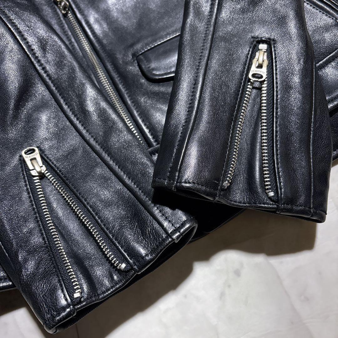 【極美品】beautiful people ライダースジャケット150