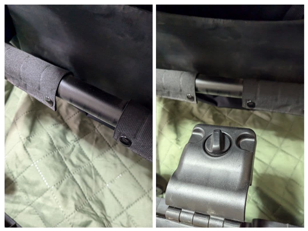 Kolcraft コンターズカーブ ダブルストローラー ジェット 黒 2人乗り