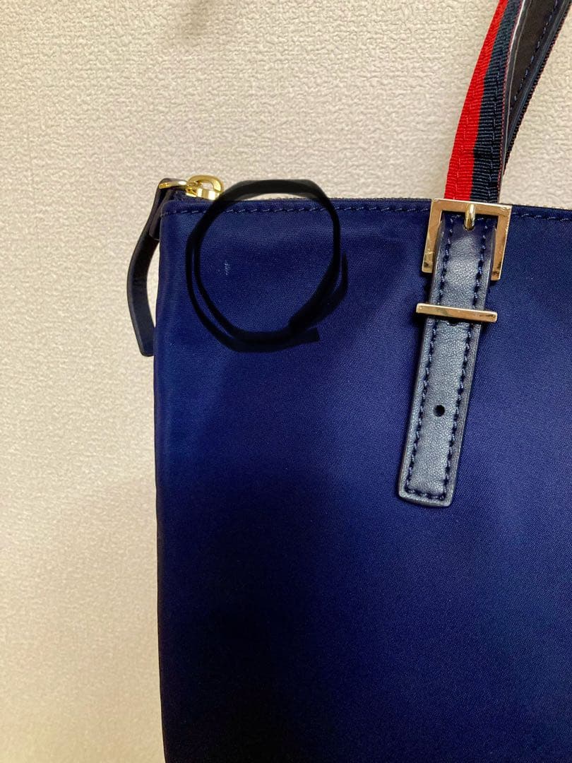 【美品】　kate spade ネイビー ショルダーバッグ