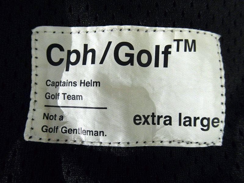 XL 24AW キャプテンズヘルム ゴルフ ダブルメッシュ 長袖 Tシャツ 黒
