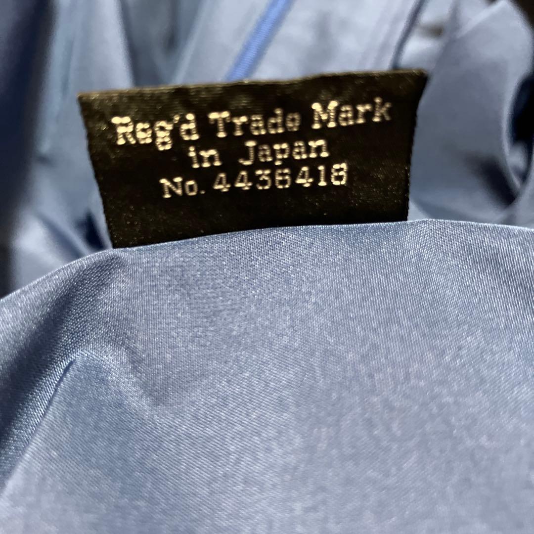 DAKS フード付きトレンチコート サイズ42 ネイビー