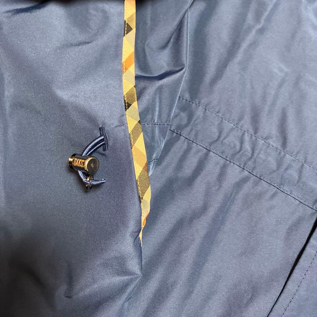 DAKS フード付きトレンチコート サイズ42 ネイビー