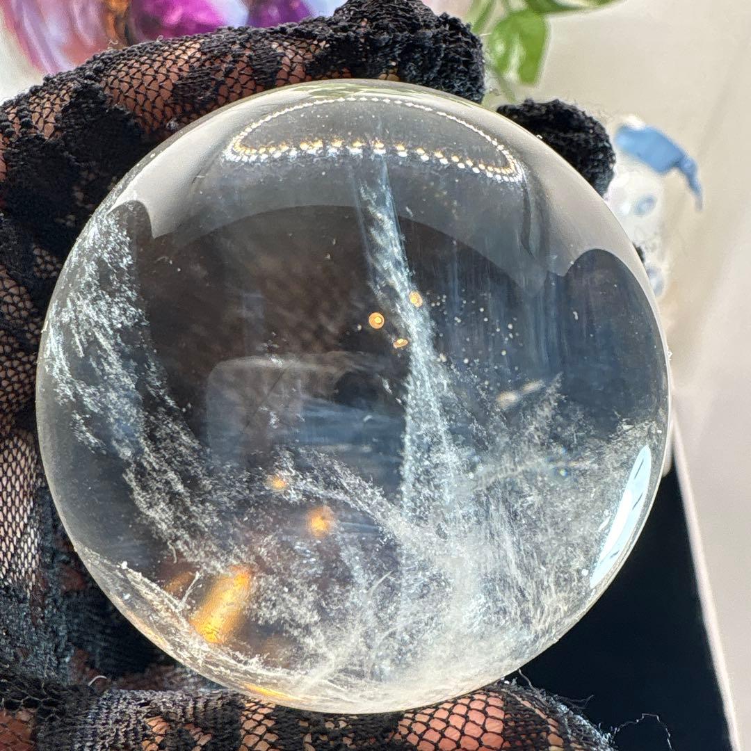 高品質 ブルーエンジェルラダークォーツスフィアNo.2639