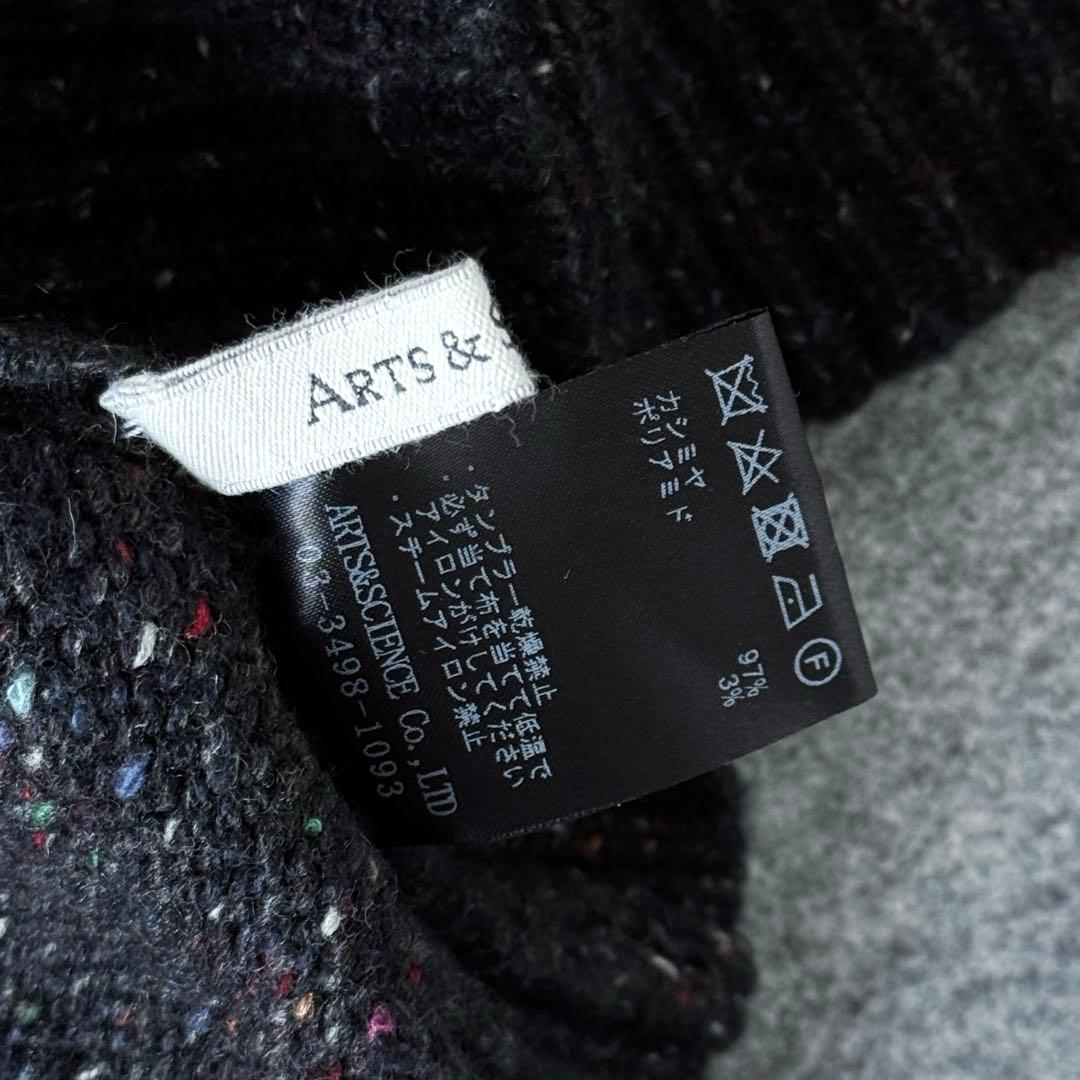 トップス ARTS&SCIENCE Back line turtle sweater 1