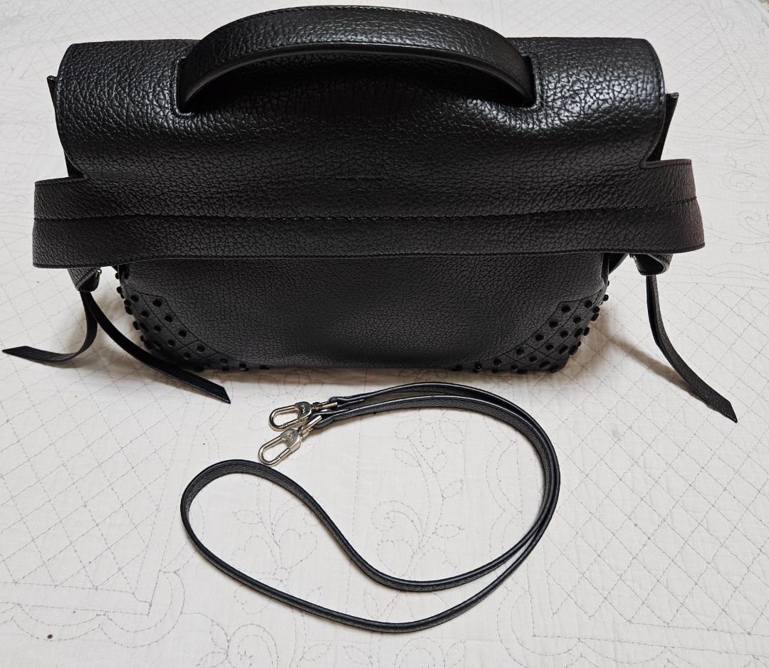 美品トッズ TOD'S 2WAYハンドバッグ ウェーブバッグ