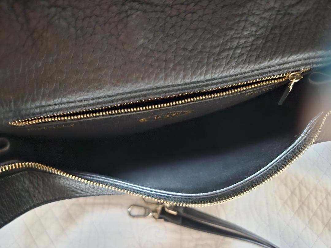 美品トッズ TOD'S 2WAYハンドバッグ ウェーブバッグ