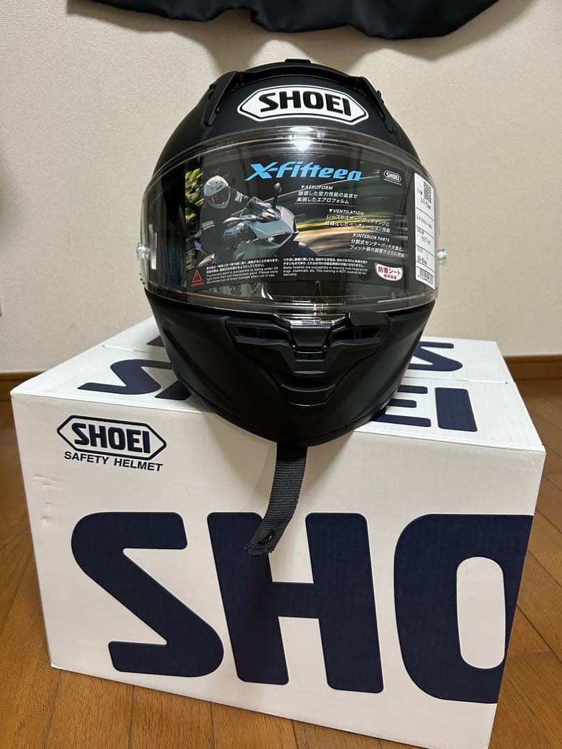SHOEI X15 マットブラック　L