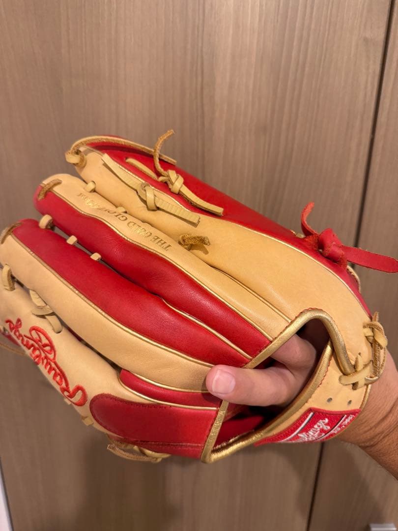 Rawlings 軟式グローブ A2000 レッド/ベージュ　左利き