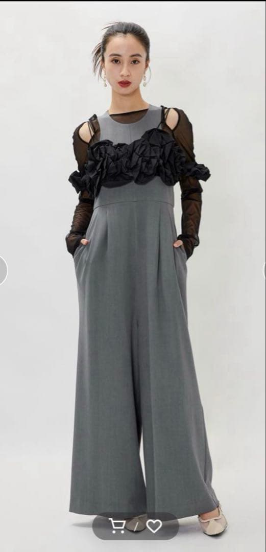 あっぷるさん専用　ANDRESD ruffled bustier pants