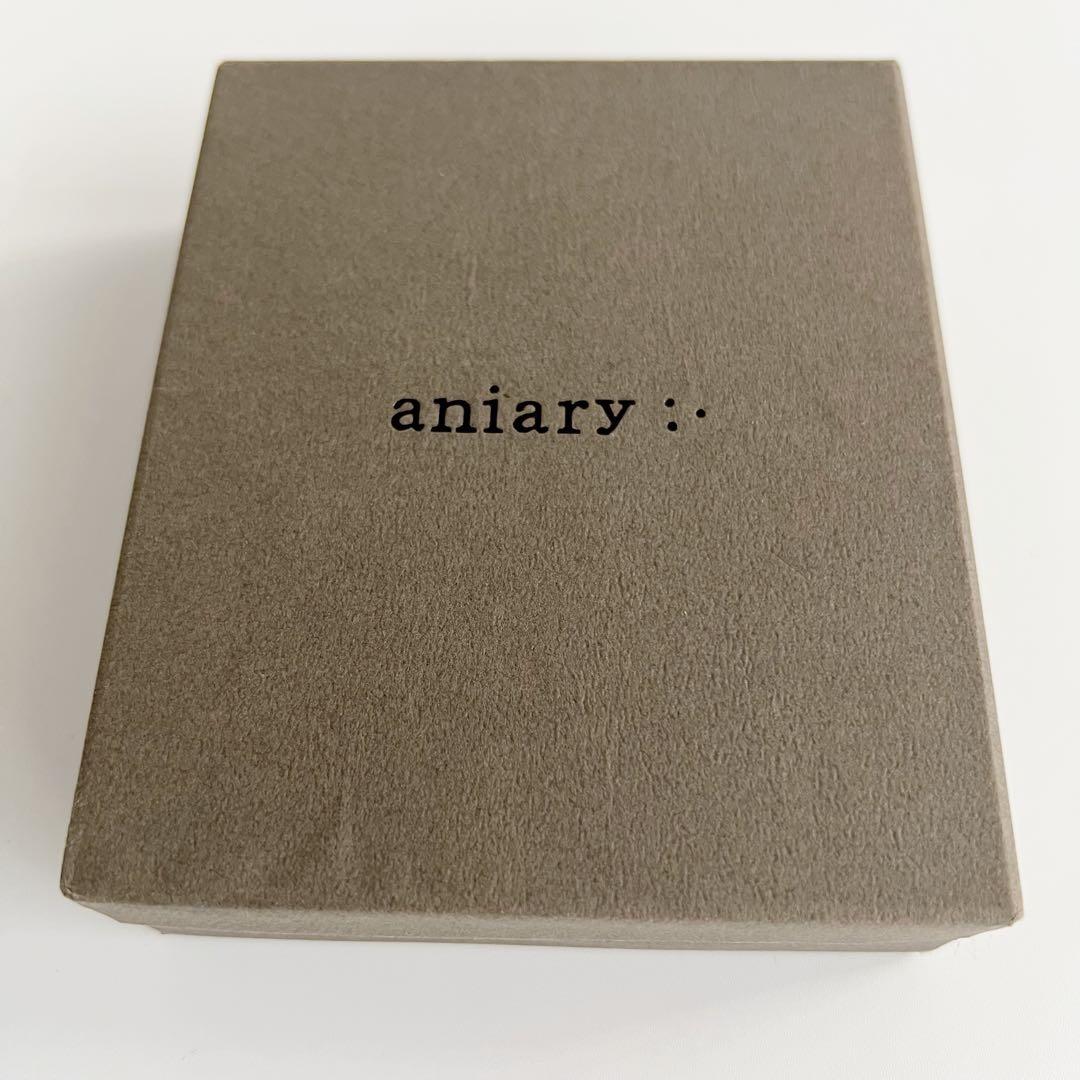 新品 未使用　aniary アニアリ　2つ折り財布　クロコダイル　ワイン