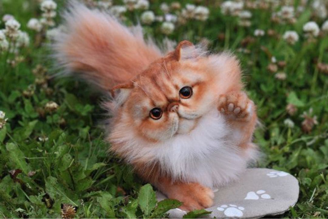 海外作家様作　アートドール　ペルシャ猫