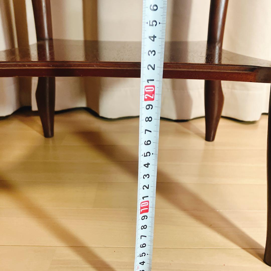 マルニ木工 ベルサイユ サイドテーブル 花台 飾り台 猫脚 オールドマルニ