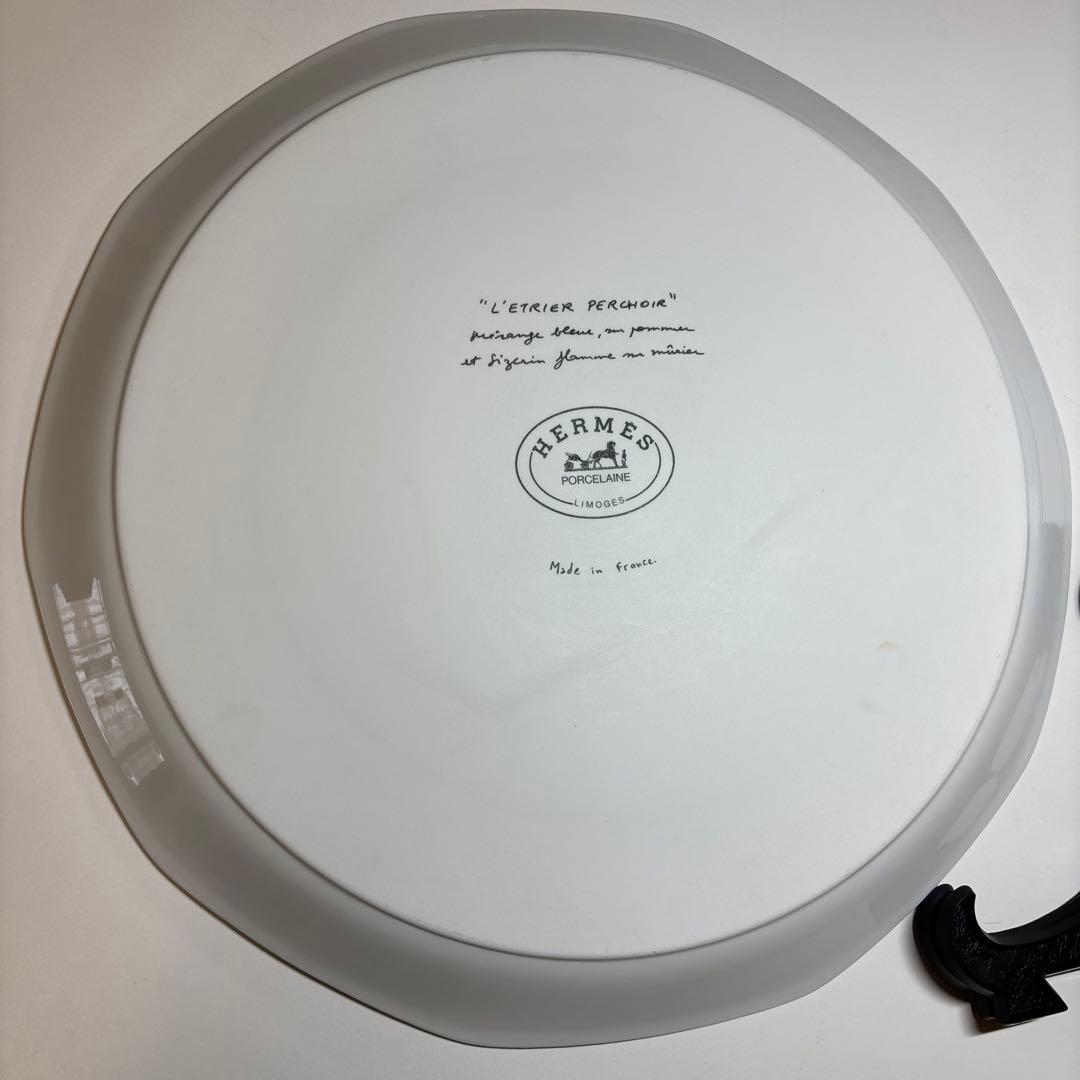 希少 ヴィンテージ HERMÉS エルメス 大皿 プレート LOVE BIRD