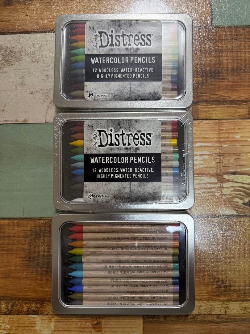 Distress Watercolor Pencils 12本セット× 3セット