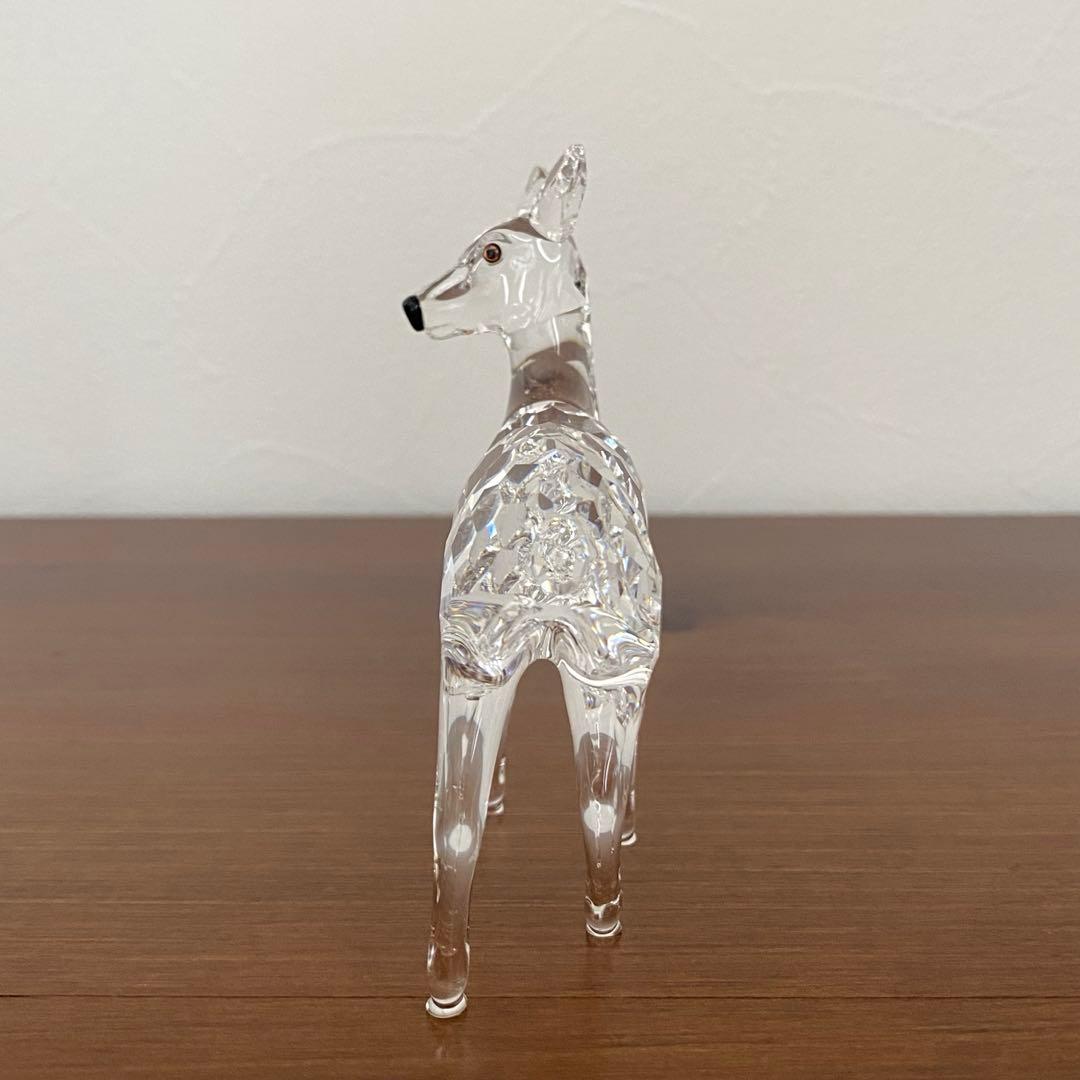 SWAROVSKI スワロフスキー クリスタル 雌ジカ 鹿 置物