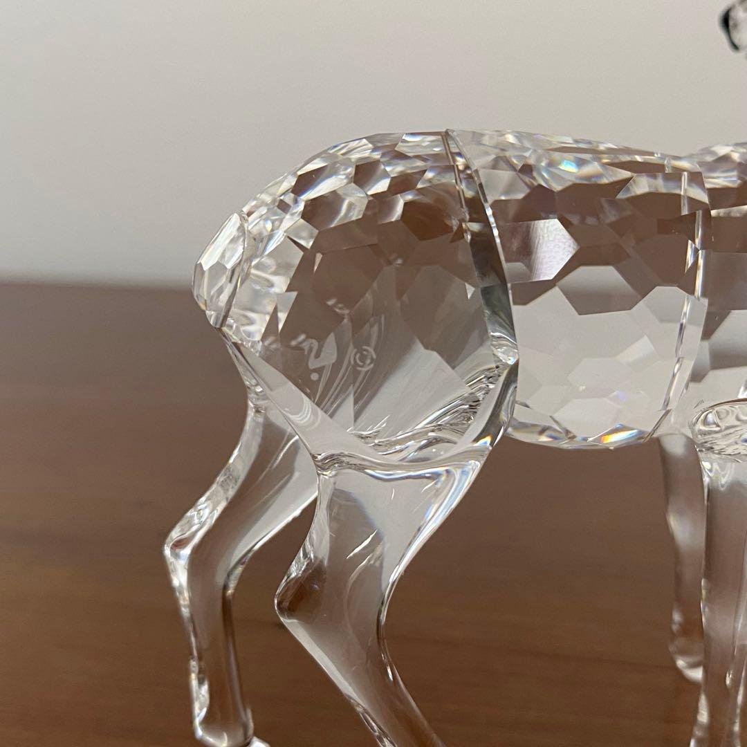 SWAROVSKI スワロフスキー クリスタル 雌ジカ 鹿 置物
