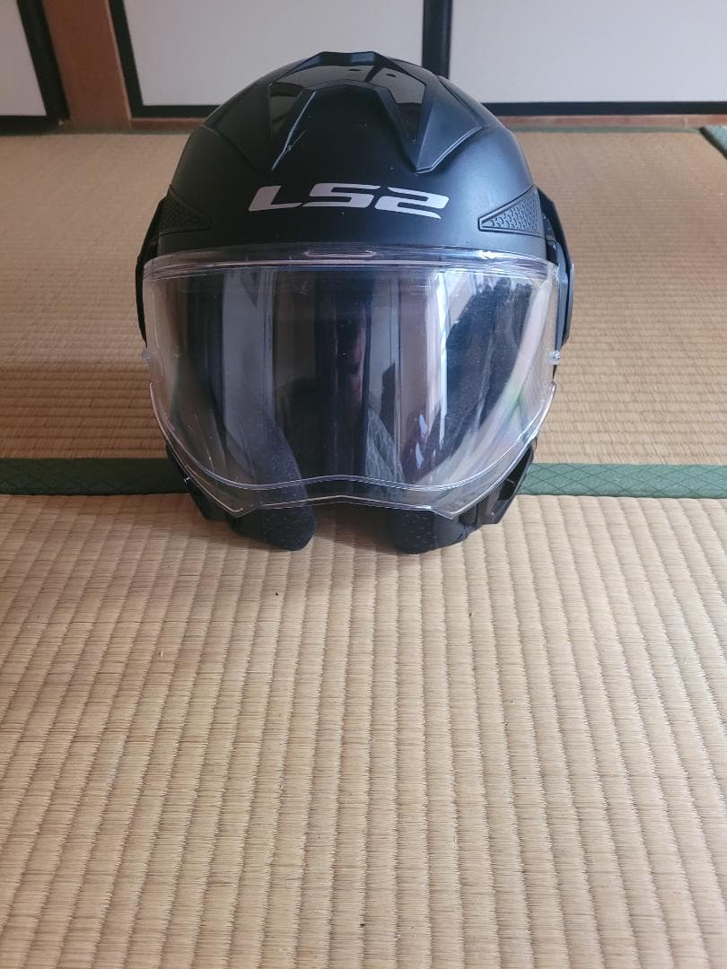 LS2 フルフェイス・ジェット ヘルメット マットブラック