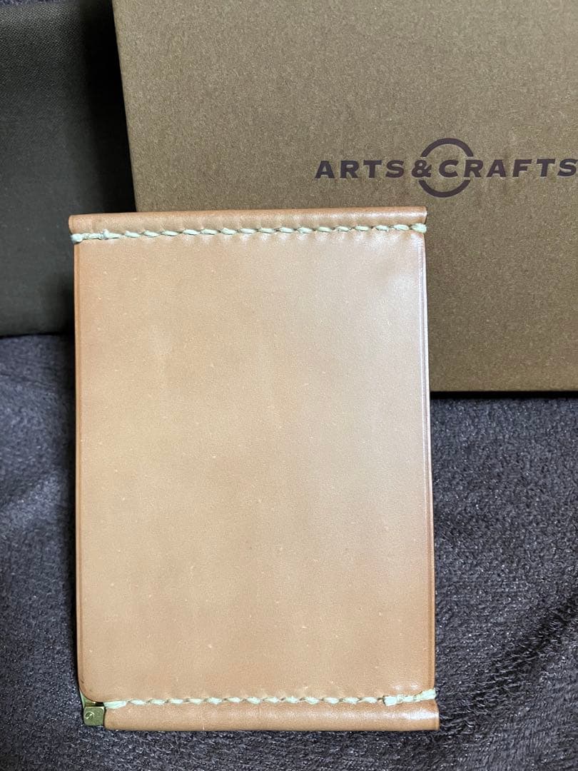 ARTS&CRAFTS　コードバン　マネークリップ　未使用　ナチュラル