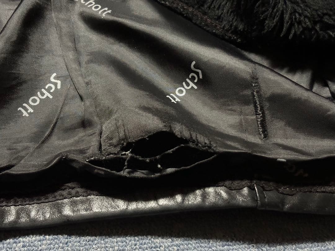 schott AT101 34 トラッカージャケット インナー付