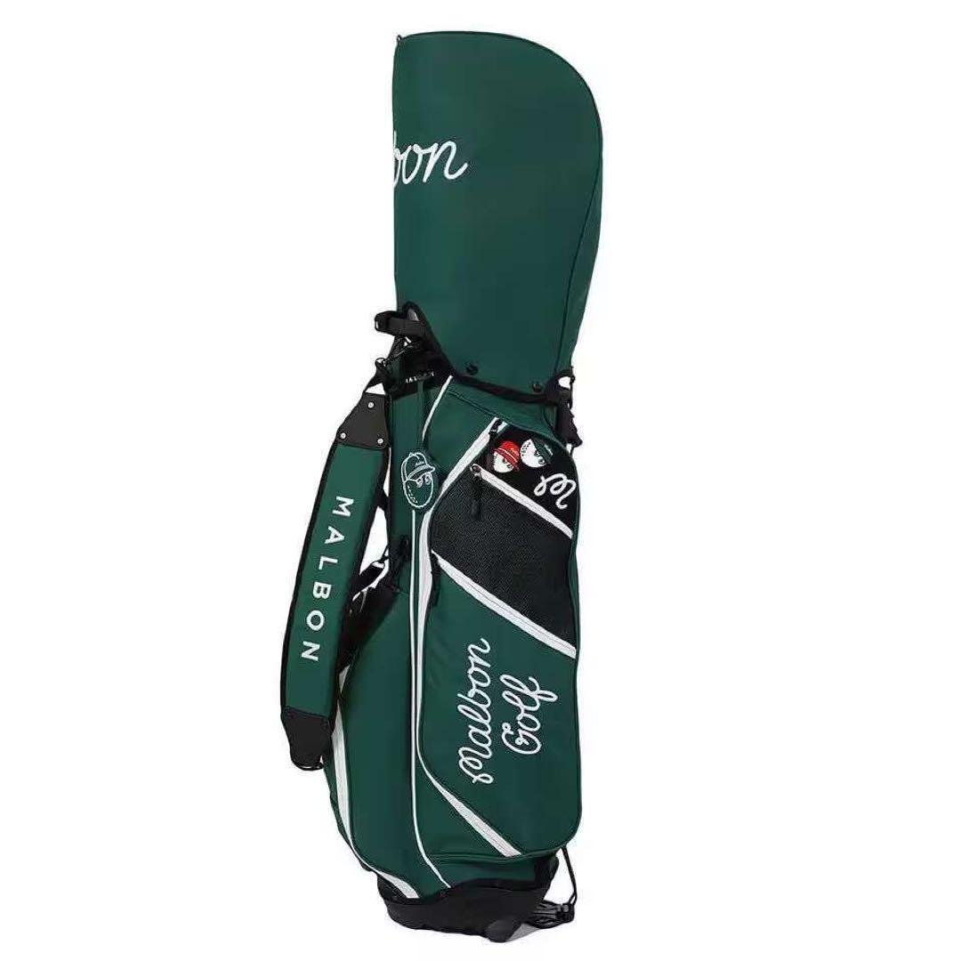 マルボン　malbon ゴルフ　キャディバッグ　スタンドバッグ グリーン