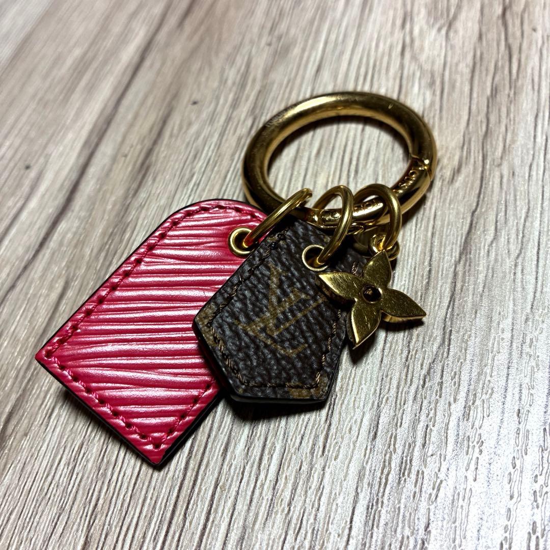 Louis Vuitton キーホルダー・キーリング　赤　モノグラム　エピ