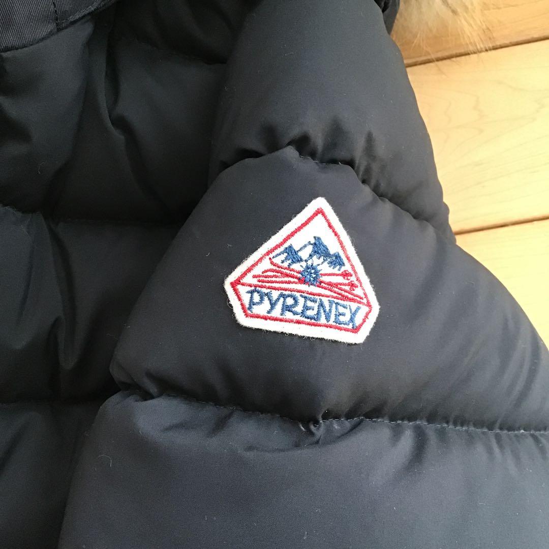 IENAコラボPYRENEX Heritage ダウンジャケット 38 ネイビー