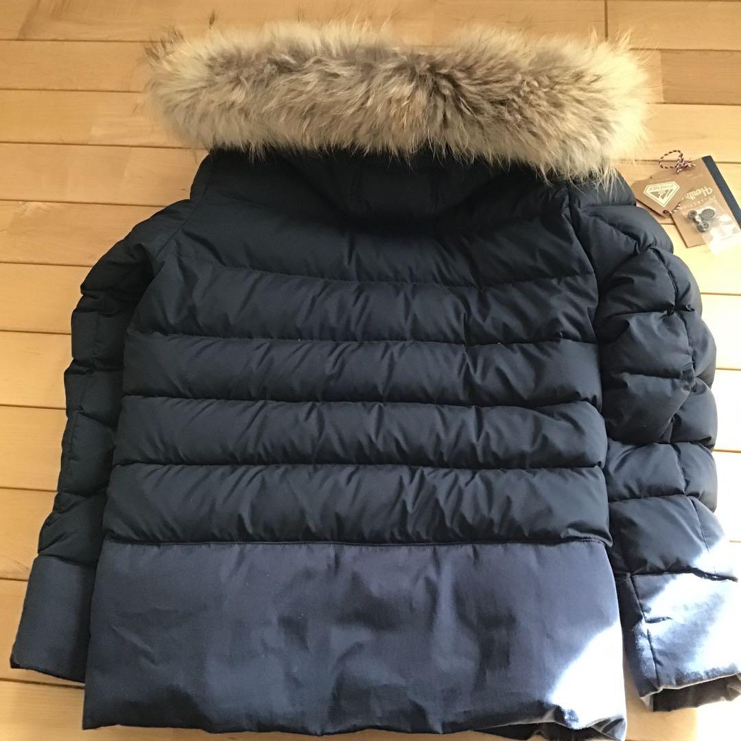 IENAコラボPYRENEX Heritage ダウンジャケット 38 ネイビー