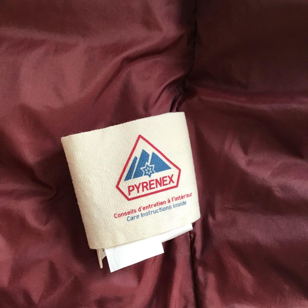 IENAコラボPYRENEX Heritage ダウンジャケット 38 ネイビー