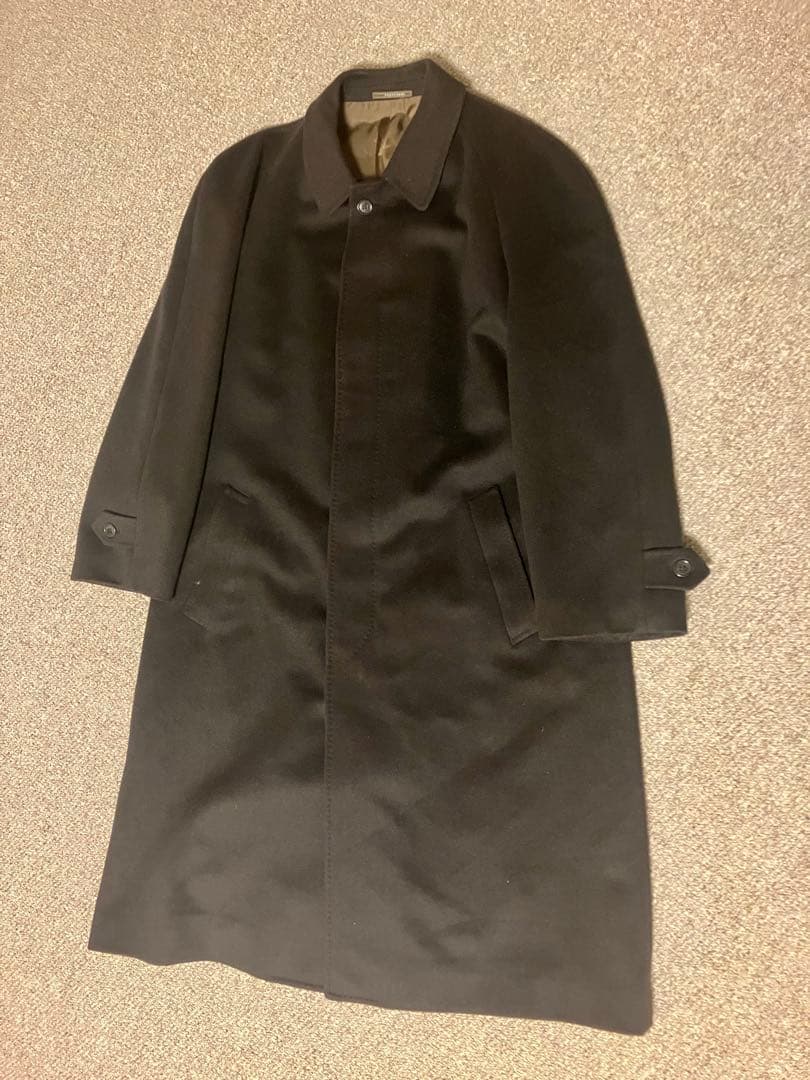 イタリア製ヴィンテージTRUSSARDIトラサルディカシミアステンカラーコート