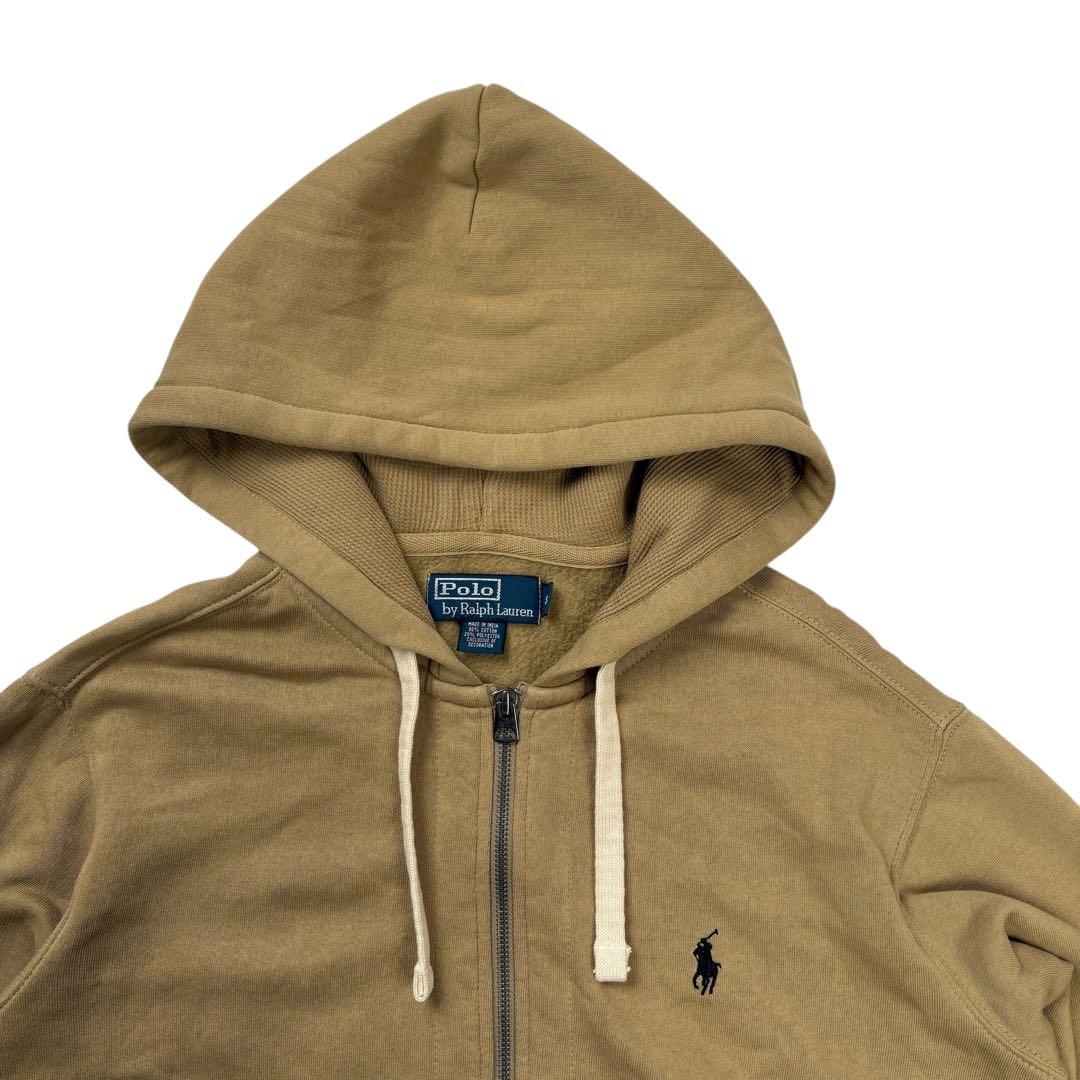 トップス Polo by Ralph Lauren zip hoodie beige