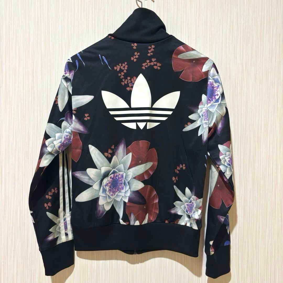 アディダス　トラックジャケット　総柄　花柄　大きめ　2XL