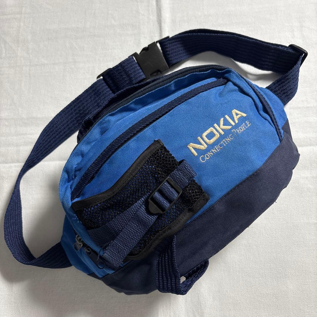 希少品 80s 90s NOKIA ノキア 企業物 ウエストバッグ ボディバッグ