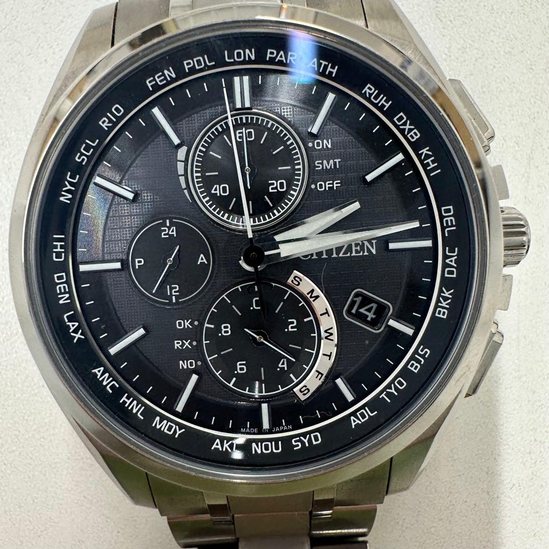 【美品】CITIZEN シチズン エコドライブ　アテッサH804-T018696