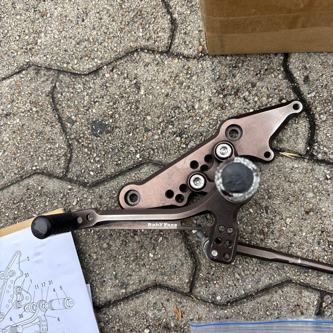 CB400SF Baby Face バックステップアルミ製