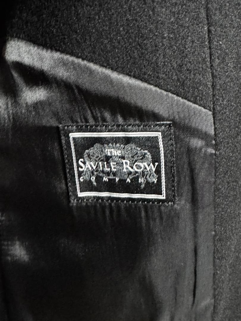 セヴィルロウ プレミアムステンカラーコートカシミヤ混 サイズS 新品 ブラック