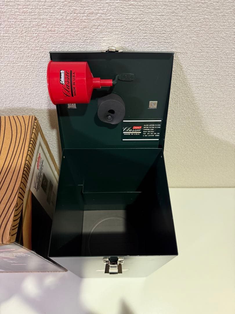 値下げ！新品コールマン メタル キャリー ケース200-763J classic