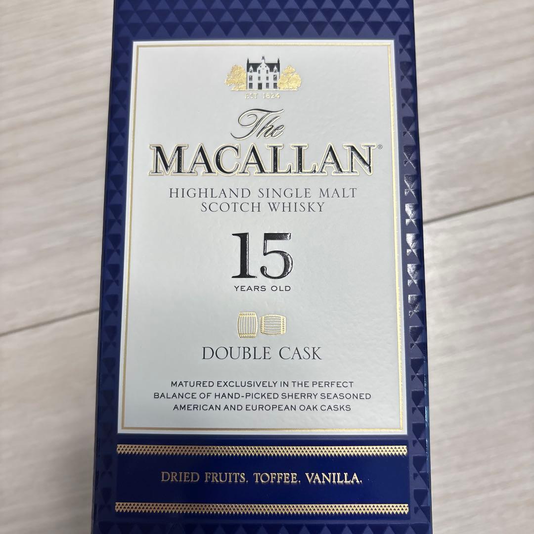 ウイスキー The Macallan 15 Years Old Double Cask
