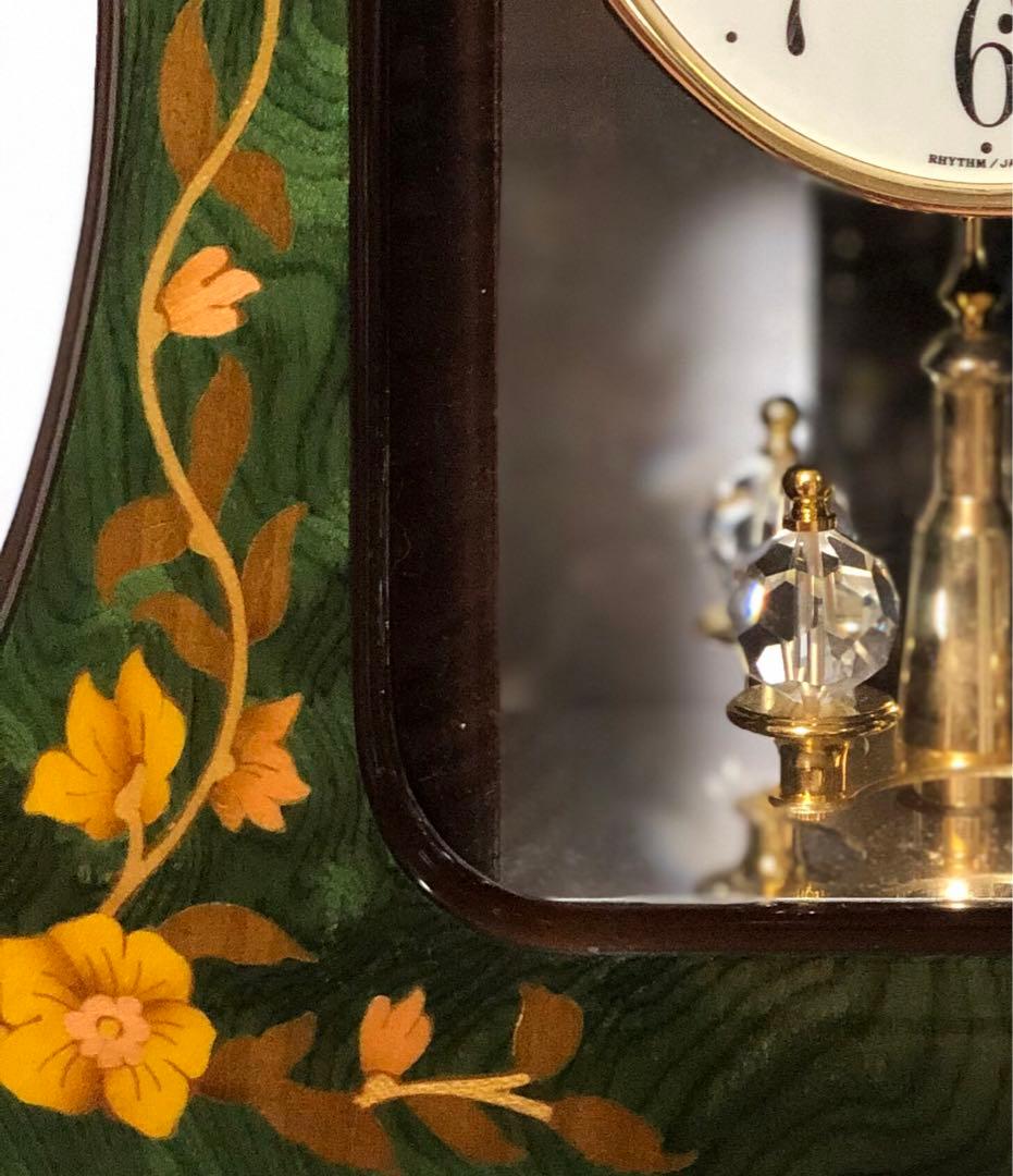 ジャンク　置時計クィーンエリザベス2 リズム時計