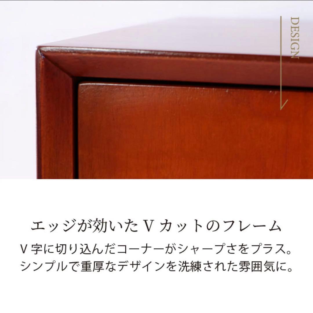 B 新品 北欧 リビングボード キャビネット リビング収納 本棚 飾り棚 天然木